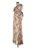 Kivari Paisley Brown Pink Casual Dress Size 4 - photo 5