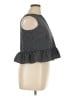 DAZY Black Sleeveless Blouse Size XL - photo 4