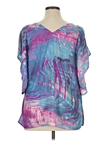 RACHEL Rachel Roy Short Sleeve Blouse (view 2)