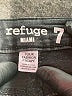 Refuge Chevron-herringbone Black Jeans Size 7 - photo 4