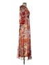 Lucky Brand 100% Rayon Orange Casual Dress Size S - photo 4