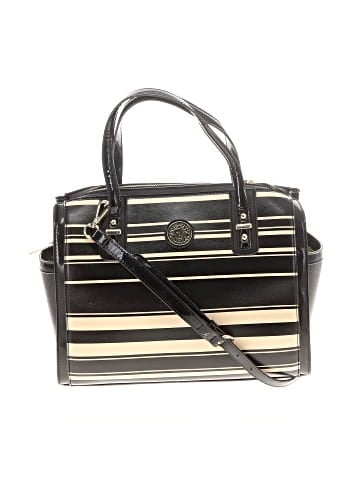 Anne Klein Leather Satchel (view 1)