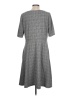 Croft & Barrow Houndstooth Gray Casual Dress Size L - photo 2