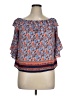 Want and Need 100% Polyester Blue 3/4 Sleeve Blouse Size XL - photo 1