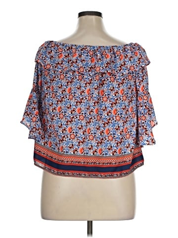 Want and Need 3/4 Sleeve Blouse (view 2)