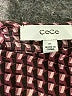 CeCe Houndstooth Burgundy Short Sleeve Blouse Size XL - photo 7