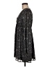 LUCCA 100% Polyester Paisley Black Casual Dress Size M - photo 5