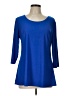 Creation Blue 3/4 Sleeve Top Size L - photo 1