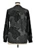 Daniel Rainn 100% Polyester Animal Print Black Long Sleeve Blouse Size XL - photo 2
