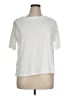 Appleseeds Ivory Short Sleeve Top Size XL (petite) - photo 1