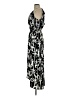 Athleta 100% Polyester Print Black Casual Dress Size S (estimated) - photo 5