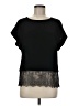 MICHAEL Michael Kors Black Short Sleeve Top Size M (petite) - photo 1