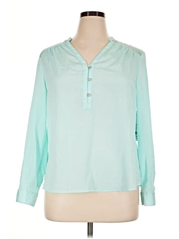 Notations Long Sleeve Blouse (view 1)