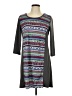 Reel Legends 100% Polyester Graphic Gray Casual Dress Size L - photo 1