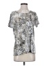 Zenergy by Chico's Animal Print Silver Short Sleeve Blouse Size Lg (2) - photo 1
