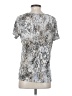 Zenergy by Chico's Animal Print Silver Short Sleeve Blouse Size Lg (2) - photo 2