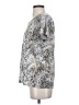 Zenergy by Chico's Animal Print Silver Short Sleeve Blouse Size Lg (2) - photo 5