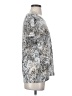Zenergy by Chico's Animal Print Silver Short Sleeve Blouse Size Lg (2) - photo 4