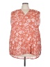 Como Blu Orange Sleeveless Blouse Size 4X - photo 1
