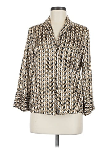 Zara Basic 3/4 Sleeve Blouse (view 1)