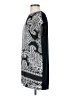 Forever 21 Paisley Gray Black Casual Dress Size S - photo 5