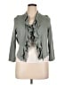 Peruvian Connection 100% Pima Cotton Green Gray Cardigan Size XL - photo 1