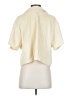 Isalis 100% Cotton Ivory Short Sleeve Blouse Size S - photo 2