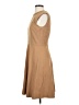 Magaschoni Solid Tan Casual Dress Size 4 - photo 5