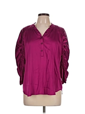 Diane von Furstenberg 3/4 Sleeve Silk Top (view 1)