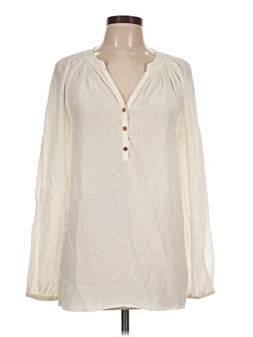 Lilly Pulitzer Long Sleeve Silk Top (view 1)