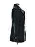 Lands' End Black Blue Wool Coat Size 6 - photo 4