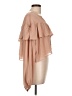 Le Lis 100% Polyester Tan 3/4 Sleeve Blouse Size L - photo 4