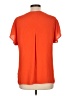 Ro & De 100% Polyester Orange Short Sleeve Blouse Size L - photo 2