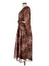 Ranna Gill 100% Polyester Animal Print Brown Cocktail Dress Size L - photo 5
