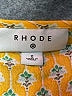 Rhode 100% Rayon Yellow Long Sleeve Blouse Size S - photo 7