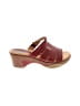 White Mountain Burgundy Sandals Size 7 - photo 1