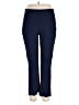 Crown & Ivy Solid Blue Active Pants Size 14 - photo 1