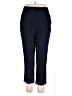 Rafaella Solid Blue Dress Pants Size 16 - photo 1