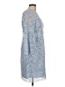 J.Crew 100% Polyester Blue Casual Dress Size 10 - photo 4