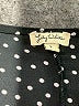 Lily White Black Short Sleeve Top Size L - photo 7