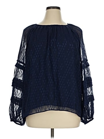 Philosophy Republic Clothing 3/4 Sleeve Blouse (view 1)