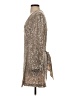 Likely Metallic Silver Cocktail Dress Size 4 - photo 5