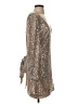 Likely Metallic Silver Cocktail Dress Size 4 - photo 4