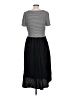 L.K. Bennett Solid Gray Black Casual Dress Size 12 - photo 2
