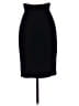 Charles Nolan Solid Black Formal Skirt Size 2 - photo 1