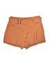 Missguided 100% Polyester Orange Shorts Size 16 - photo 1