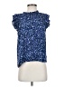 Aqua 100% Polyester Blue Sleeveless Blouse Size S - photo 1