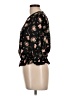 1.State 100% Viscose Black 3/4 Sleeve Blouse Size L - photo 5
