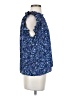 Aqua 100% Polyester Blue Sleeveless Blouse Size S - photo 4