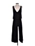 Tahari Solid Black Jumpsuit Size XS - photo 2